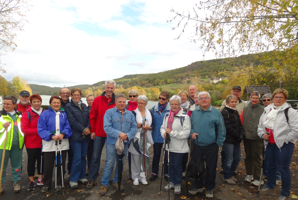 Groupe de marche le 05 novembre 2017 - Lac du Causse