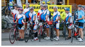 Prêts au départ pour 83 km de cyclotourisme