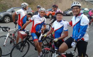 Une partie ces cyclos au départ de Tulle
