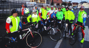 Une partie des 27 participants du C.R.Briviste au Brevet de 100km